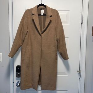Camel trench coat